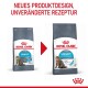 Zwei Royal Canin "Care Urinary" Katzenfutterbeutel mit einem neuen Design, das "Bewährte Ergebnisse in 10 Tagen" hervorhebt.
