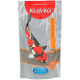 Eine Tüte KI-JA-KO Premium Koi-Futter mit einem bunten Koi-Fisch auf der Vorderseite, beschriftet mit "STAPLE" und "3mm", mit "EASY TO DIGEST" hervorgehoben.