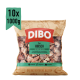 DIBO Hirsch Haustierfutterpaket, mit gefrorenem Rehfleisch für Hunde und Katzen, beschriftet mit "10x 1000 g" und "Ergänzungsfuttermittel."