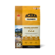 ACANA Classics Prairie Poultry Hundefuttertüte mit Bergkulisse, die Huhn, Truthahn und Ansprüche auf Antioxidantien und Omega-3 zeigt.