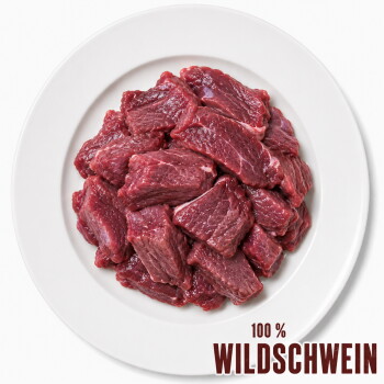 Dose Reavet Wildschwein Pure hypoallergenes Hundefutter, Einzelprotein, 100 % Muskelfleisch, getreide- und zuckerfrei, 400g.