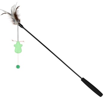 short fishing-rod toy green