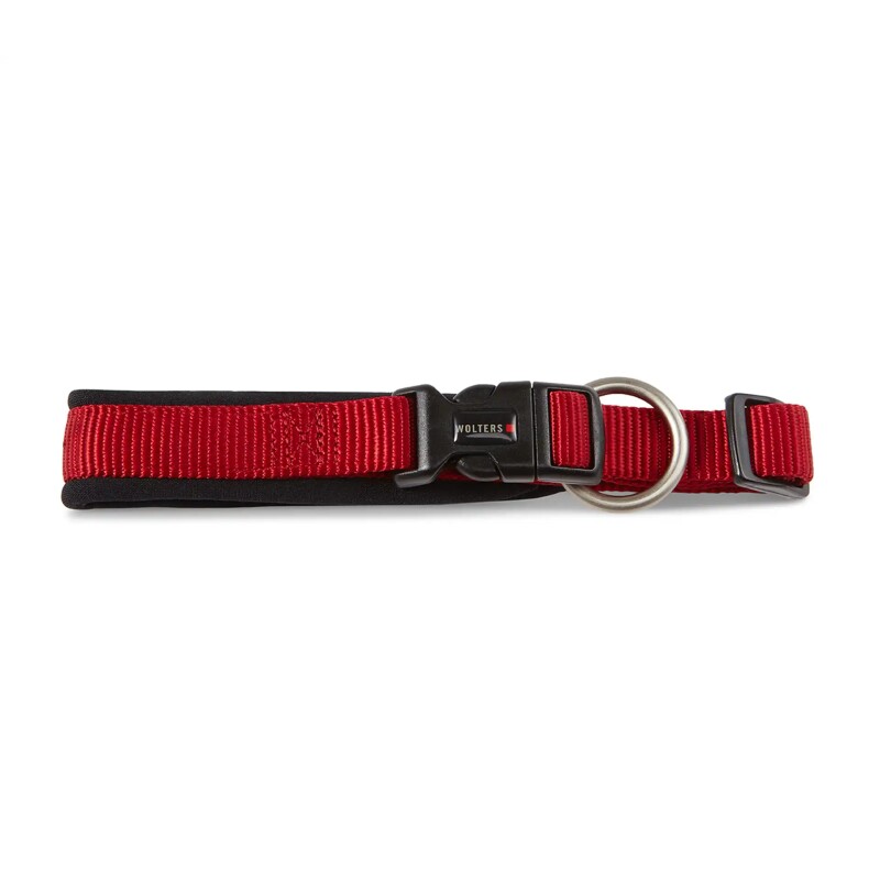 Wolters Professional Comfort Halsband Extra-breit Rot/ Schwarz S