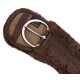 Western Mondgurt anatomisch Lammfell braun 80 cm