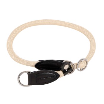 Hundehalsband, Retrieverhalsband beige M