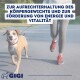 Bild zur Bewerbung eines Haustier-Nahrungsergänzungsmittels mit "L-Carnitin" und "Taigawurzel-Extrakt", mit dem Titel "Spezielle Zusammensetzung."