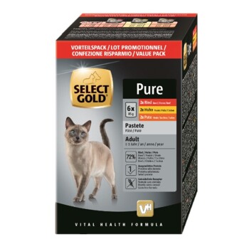 SELECT GOLD Adult Pure Multipack 6x85g Multipack 1