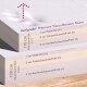 Querschnitt der tierlando Premium Visco Memory Foam Haustiermatratzen mit Schichten und Abmessungen in cm.