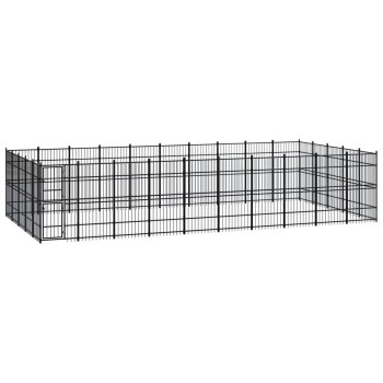 Hundezwinger Box Stahl 9,6 m, 4,8 m, 2 m