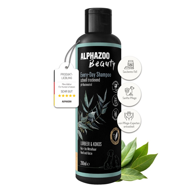 ALPHAZOO Every-Day Shampoo für Hunde & Katzen