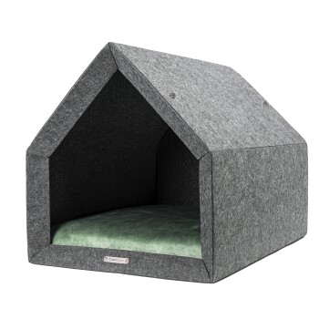 Pethome 2.0 hellgrau anthrazit/ grün XL