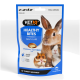 VETIQ Healthy Bites Denti-Care pouch showing rabbit, guinea pig and hamster; label "18 yummy servings"