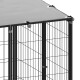 Hundezwinger Stahl schwarz 1,1 m, 1,1 m, 1,1 m