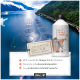 Flasche REAVET Omega-3 Fischöl für Haustiere, mit einem Hund und 17% Omega 3 & 6, mit Fischzuchtnetzen im Hintergrund.