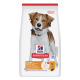 Hill's Science Plan Light Hundefutterbeutel, Adult 1–6 Medium 11–25 kg, mit Huhn; Abzeichen '3 wesentliche Vorteile'.