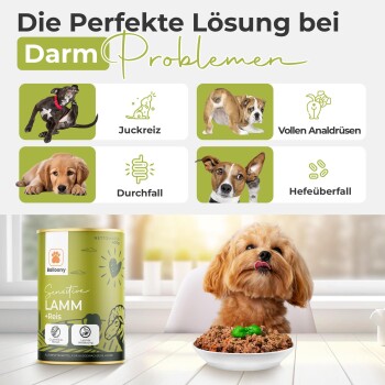German Shephy Nassfutter Sensitive Lamm 2,4 kg