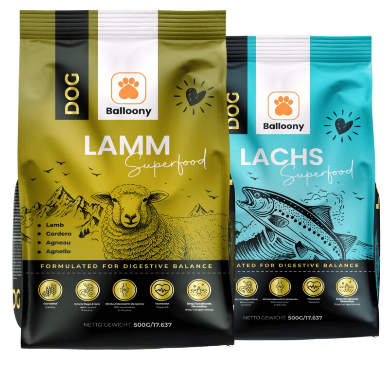 Balloony.pet German Shephy Hundefutter Lamm & Lachs 20 kg