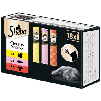 Sheba Creamy Snacks Multipack 18x12g