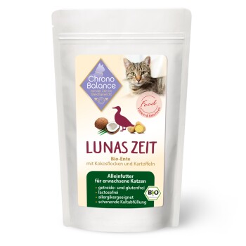 ChronoBalance Nassfutter für Katzen mit Bio Zutaten Bio Ente 1,2 kg