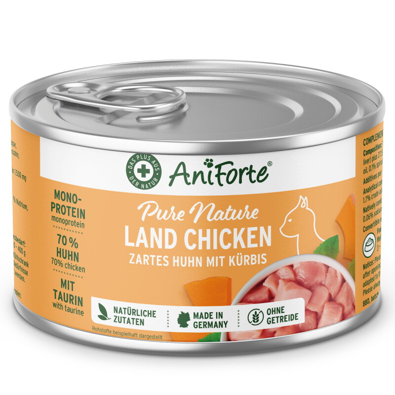 AniForte Land Chicken Huhn mit Kürbis 200 g