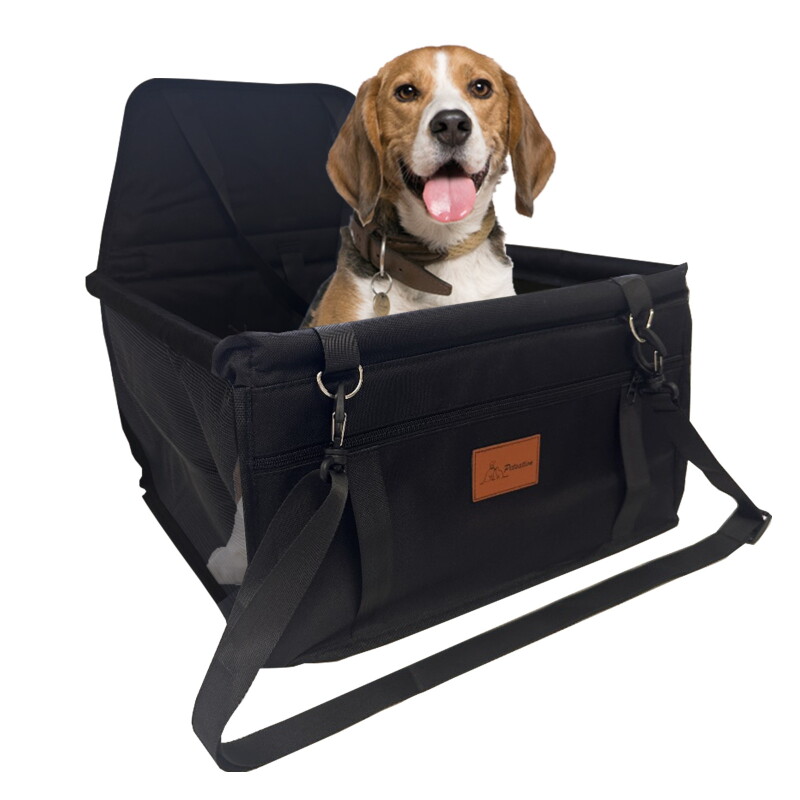 Petsation Hunde Autositz – Sicher & Bequem schwarz