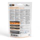 Back of VETIQ Healthy Bites Hairball Relief cat treat pouch, resealable, 65g, for cats & kittens, feeding info visible.