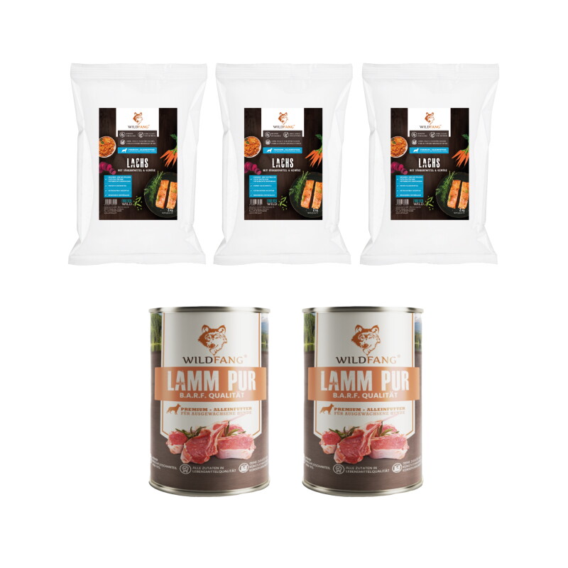 Wildfang Genussbox Junior - Trocken- & Nassfutter Lamm