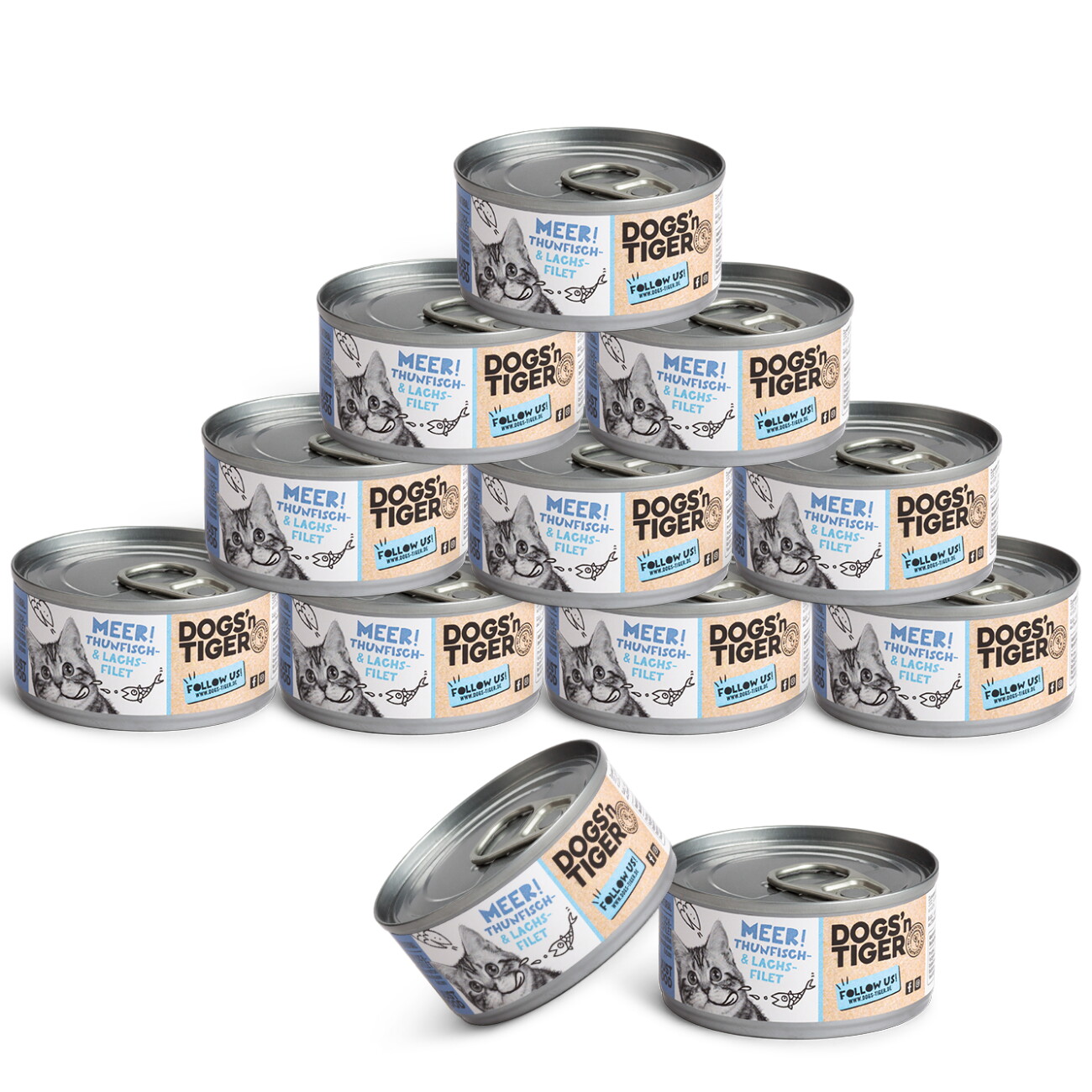 Dogs'n Tiger Meer! 12x70 g