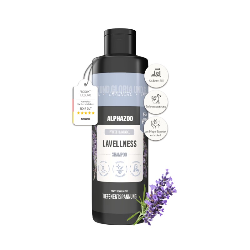 ALPHAZOO Lavellness Shampoo für Hunde