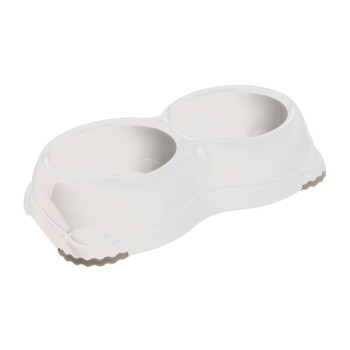 double bowl 2 x 200 ml white