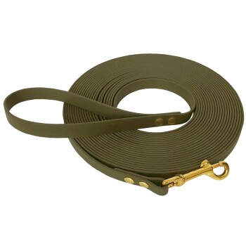 25-35 kg Schleppleine Biothane oliv 10 m