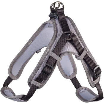 Geschirr Neopren Vario Quick schwarz/ grau L
