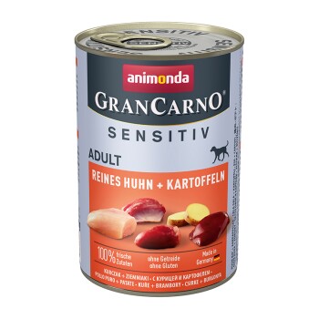GranCarno Sensitiv Poulet et pommes de terre 24x400 g