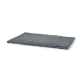 Weiche, flauschige graue Haustiermatte auf weißem Hintergrund, ideal für den Komfort von Haustieren.