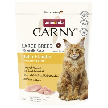 Carny Trockenfutter Katze, Adult, Large Breed Huhn und Lachs 350 g