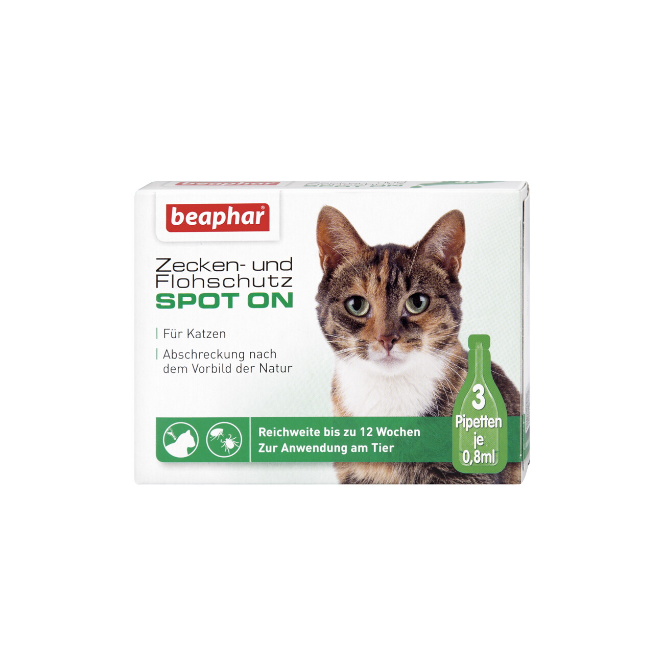 Beaphar Zecken-und Flohschutz Spot-ON 3x0,8ml, Katze - Bild 6