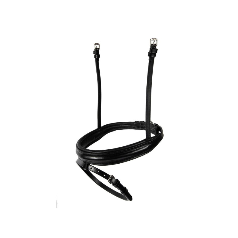 Hans Melzer Horse Equipment Hans Melzer Reithalfter breit englisch kombiniert schwarz unterlegt Pony