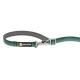 Eine grüne Hundeleine von Ruffwear mit einem stabilen Metallclip und einem gepolsterten Griff für Komfort.