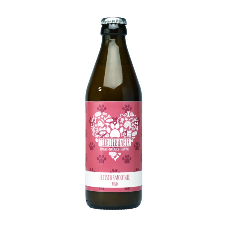 Tierliebhaber Fleischsmoothie mit Rind für Hunde 320ml