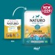 Comparison of old and new Naturo Natural Dog Food packaging for Chicken with Rice & Vegetables, 400g, adult dogs 1-7 years.