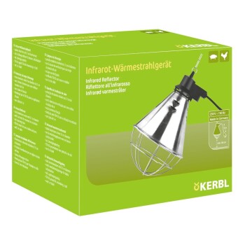 Stalllampe Kükenlampe Wärmelampe Ferkellampe Kerbl Infrarot-Wärmestrahler 35cm 