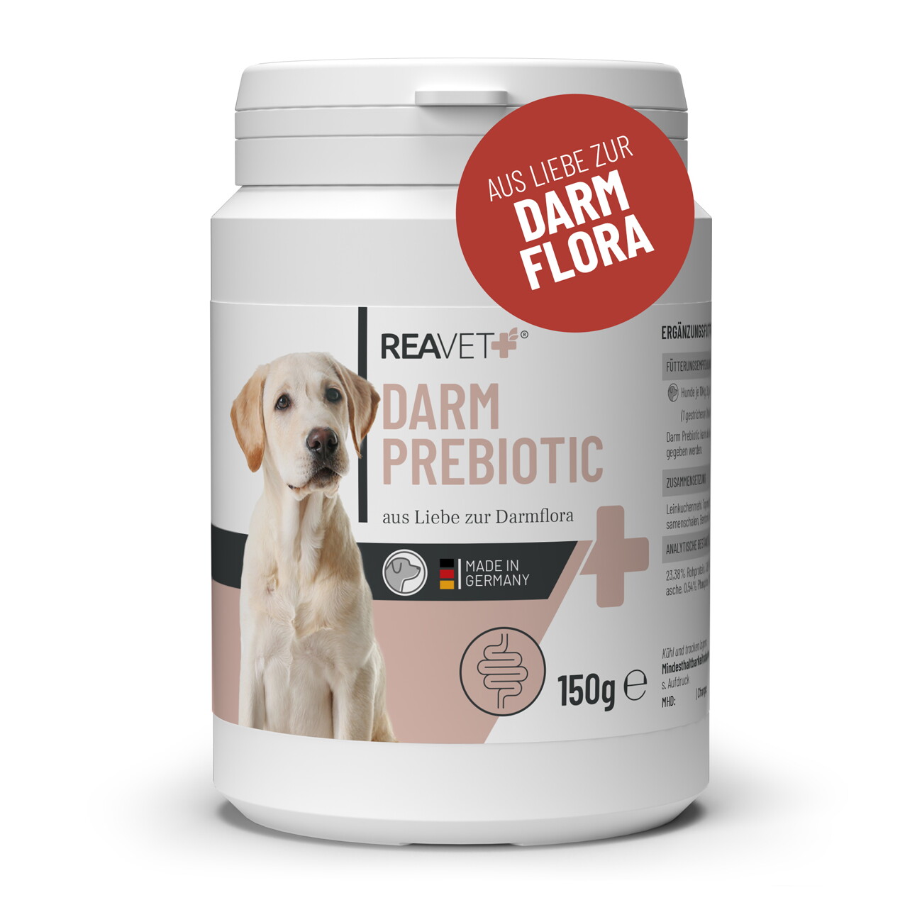 Darm PrebioticReaVET 150 g Pulver - Bild 3
