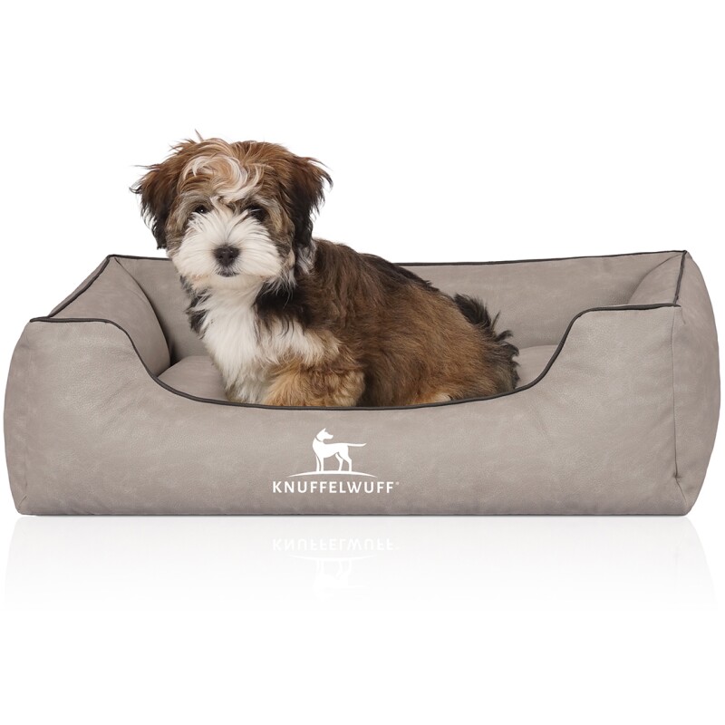 Knuffelwuff Hundebett Scottsdale aus Kunstleder