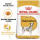 Royal Canin Adult Dalmatian hondenvoer zak met ras-specifieke voeding, brokjesvorm en gezondheidsvoordelen voor de urinewegen.
