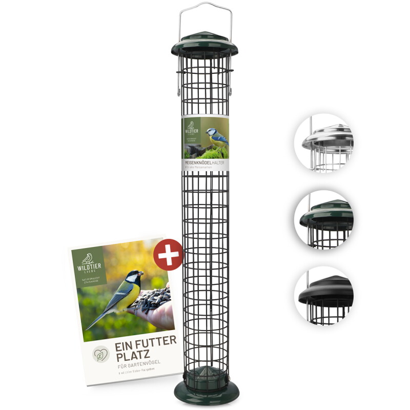 wildtier liebe Meisenknödelhalter 52cm, Grün
