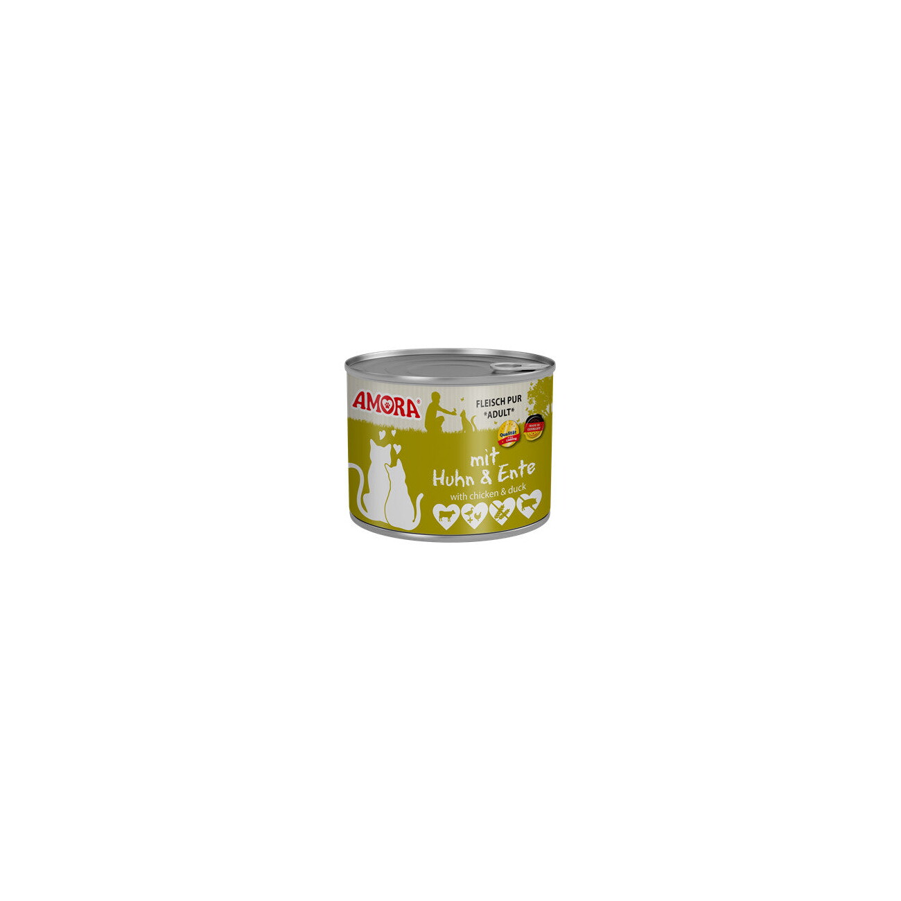 Amora Cat Pur 6x200g Huhn und Ente