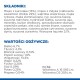 Etykieta składników i informacji żywieniowych karmy dla zwierząt, szczegółowo opisująca mięso z kurczaka i indyka, wątrobę, zboża i witaminy.