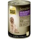 Dosenfutter für Hunde mit der Aufschrift "SELECT GOLD Sensitive", das Lamm mit Lachs und Kartoffel enthält, geeignet für Hunde mit empfindlichem Magen.