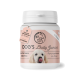 Behälter mit Dog's Daily Junior Multivitamin-Tabletten für Welpen mit Welpenbild und deutschem Text.