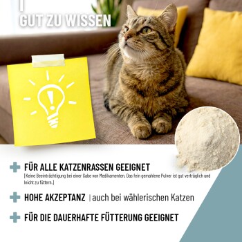 Collage einer Person mit einer Katze, einer Person, die einen Hund streichelt, und einer Frau mit einem Pferd, mit dem Text "NATURPRODUKTE" und "Damit es dir gut geht."